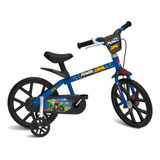 Bicicleta Infantil Aro 14 Power Game Bandeirante 3047 Cor Azul