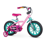 Bicicleta Infantil Aro 14 Verde rosa