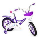 Bicicleta Infantil Aro 16 Unitoys Princess