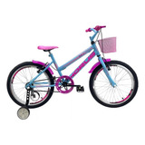 Bicicleta Infantil Aro 20 Feminina Aro Aero Cesta Rod