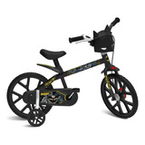 Bicicleta Infantil Batman 4 A 6 Anos Com Máscara Bandeirante