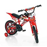 Bicicleta Infantil Bike Moto Aro 16 Vermelha Unitoys 1172