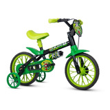 Bicicleta Infantil Com Rodinhas Menino Nathor