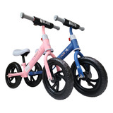 Bicicleta Infantil De Equilíbrio Sem Pedal Aro12 Rosa Azul