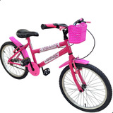 Bicicleta Infantil Feminina Com Rodinha Aro