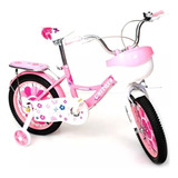Bicicleta Infantil Feminina Rosa Aro 14 Freios V brakes
