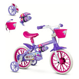 Bicicleta Infantil Feminina Violet Aro 12 Nathor Rodinhas