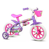 Bicicleta Infantil Infantil Nathor Violet Aro 12 Freio Tamb
