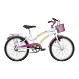Bicicleta Infantil Infantil Verden Breeze Aro 16 Freios V brakes Cor Branco rosa Com Rodas De Treinamento