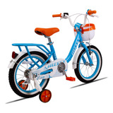Bicicleta Infantil Pro x Missy Aro 16 Aço V brake Cor Azul