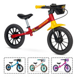 Bicicleta Infantil Sem Pedal Equilíbrio Balance Nathor Aro12