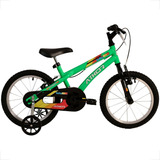Bicicleta Infantil Verde Aro 16 Athor