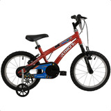 Bicicleta Infantil Vermelha Aro 16 Athor