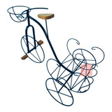 Bicicleta Jardim Ferro Decoração C suporte