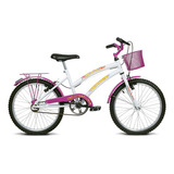 Bicicleta Juvenil Aro 20 Breeze Rosa Verden Bikes Cor Branco rosa