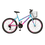 Bicicleta Kls Urbana Feminina Adulto Aro 26 21v V brakes 
