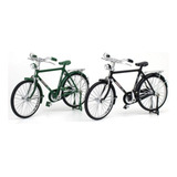 Bicicleta Miniatura Retrô Bike Colecionador Metal Decoração