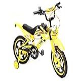 Bicicleta Moto Cross Amarela Aro 14