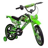 Bicicleta Moto Cross Verde Aro 16 Unitoys