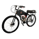 Bicicleta Motorizada 100cc Aro 29 Coroa 52 Spitfire Tractor Cor Preto Cadillac