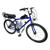 Bicicleta Motorizada 80cc Aro 26 Mtb Banco Xr Aero Classic C