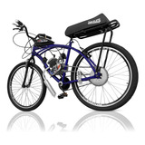 Bicicleta Motorizada 80cc Banco Mobilete Montada Aro 26