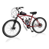 Bicicleta Motorizada 80cc Bike Caiçara Aro 26 Moskito farol