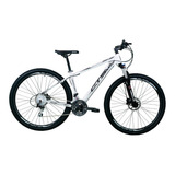 Bicicleta Mountain Bike Gts Pro M5 Blade Aro 29 Câmbios Shimano Tamanho Do Quadro 17 Branco preto