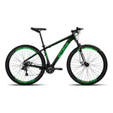 Bicicleta Mountain Bike Gts Pro M5 Techs 29 Aro 29 Tamanho Do Quadro 19 Preto verde