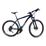 Bicicleta Mtb Caloi Moab 18v Aro 29 Cor Azul Suntour A Ar