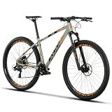 Bicicleta Mtb Sense Fun Comp 2021 22 2x8 Velocidades Freios Hidraulicos Cor Cinza Laranja Tamanho 17