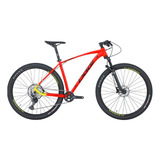Bicicleta Oggi 29 Big Wheel 7 3 12v 11 51 Deore Mtb Cor Vermelho amarelo