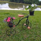 Bicicleta Para Jardim Grande Suporte Para Vasos Ofertaço