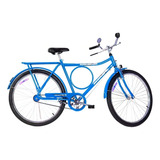 Bicicleta Passeio Masculina Monark Barra Circular Fi R26 Azul