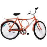 Bicicleta Passeio Monark Aro 26 Barra Circular Cp Vermelho