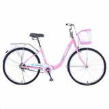 Bicicleta Retrô Passeio Antiga Vintage Quadro Aluminio Cesto