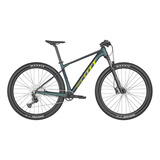 Bicicleta Scott Scale 965 2024 Verde Boost Rockshox Air Cor Green purple Tamanho Do Quadro L