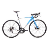 Bicicleta Speed Audax Ventus 500 Aro 700c 14v Azul prata Cor Azul Prata