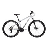 Bicicleta Supra Aro 29 Alumínio 21v Disco 2023 Caloi Cinza Tamanho Do Quadro P