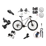 Bicicleta Sutton Extreme 29 Freio Disco 21v Câmbio Shimano Cor Branco Tamanho Do Quadro 17