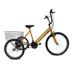 Bicicleta Triciclo Aro 26 18 Marchas Hiper Luxo 6 Cores 