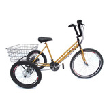 Bicicleta Triciclo Aro 26   21 Marchas   Bambu Mega