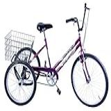 Bicicleta Triciclo Aro 26 Adulto Violeta