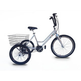 Bicicleta Triciclo De Alumínio   Aro 26   21 Marchas   Hiper