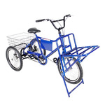 Bicicleta Triciclo De Carga Cargueira Freio