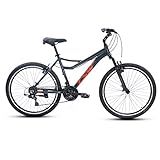 Bicicleta TSW Orla Aro 26 21v Cambio Shimano Cinza E Vermelho