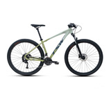Bicicleta Tsw Plus Hunch Plus Aro 29 S 15 5 27v Freios De Disco Hidráulico Câmbios Shimano Cor Verde cinza