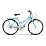 Bicicleta Ultra Bikes Summer Vintage Line Aro 26 Cor Azul bebê branco