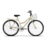 Bicicleta Ultra Bikes Summer Vintage Line Aro 26 Cor Bege branco
