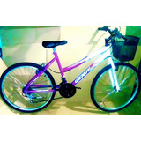 Bicicleta Urbana Feminina Wendy Fem R26 Tamanho Do Uadro 13 Rosa